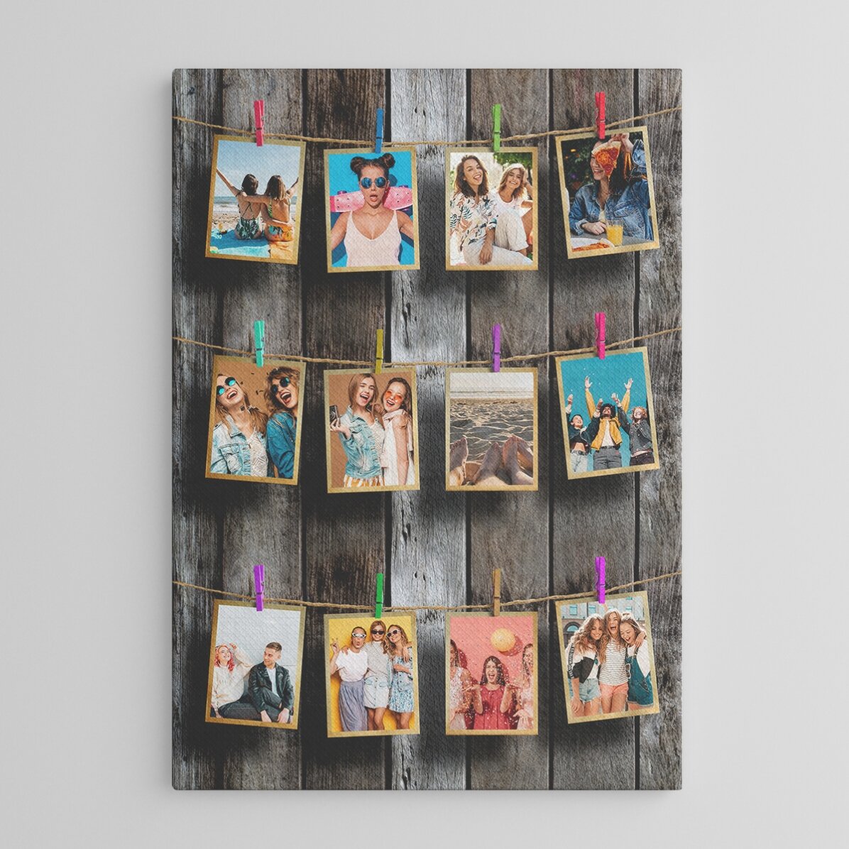 Tablou personalizat cu 12 poze de pus in ramă