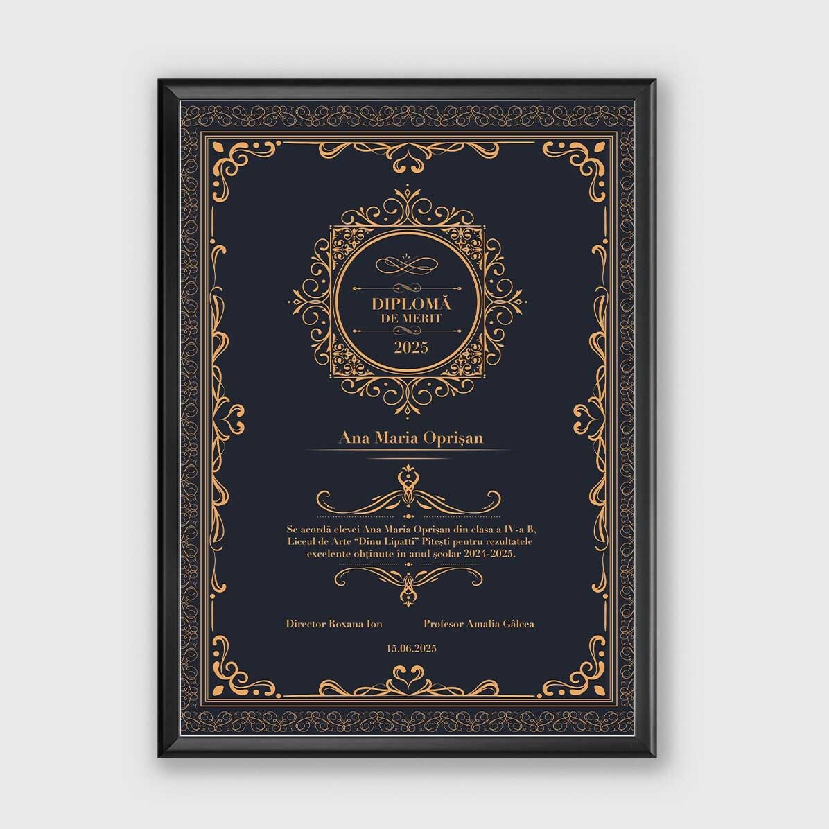 Tablou personalizat - Diplomă