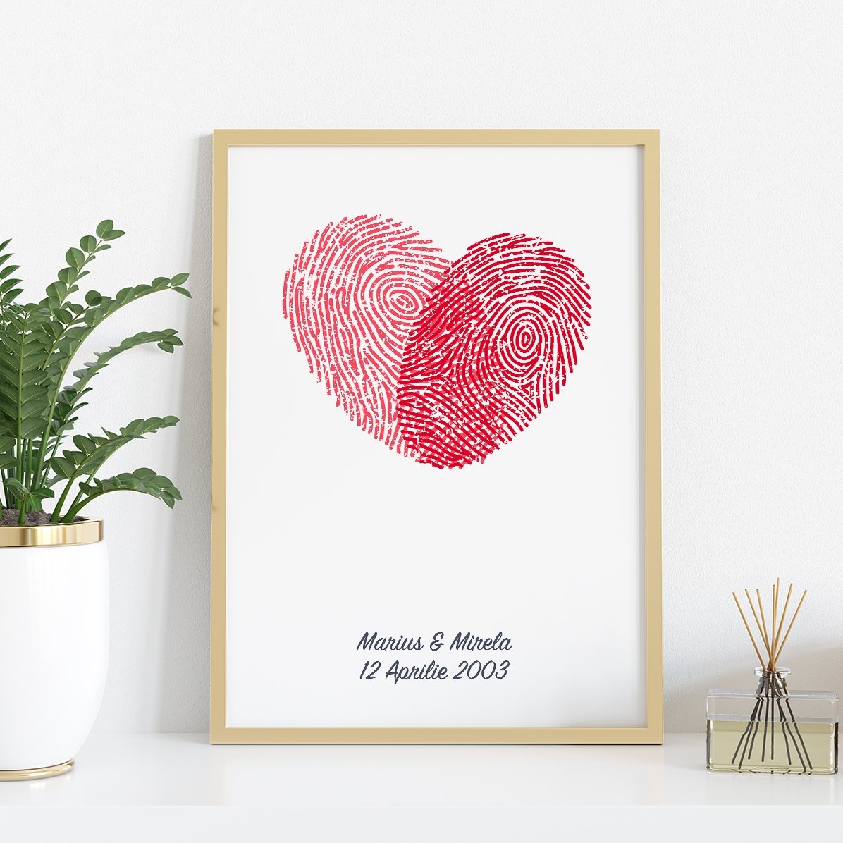 Tablou personalizat inimă