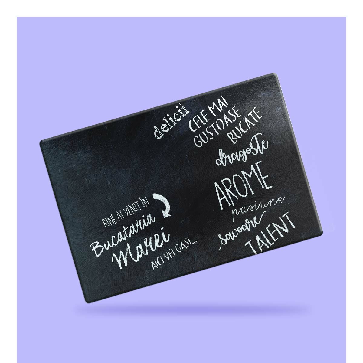 Tocătoare de sticlă personalizate