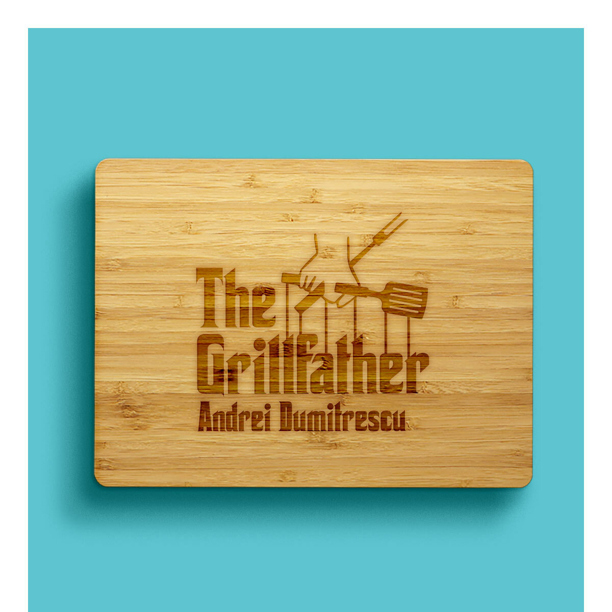 Tocătoare dreptunghiulare din bambus