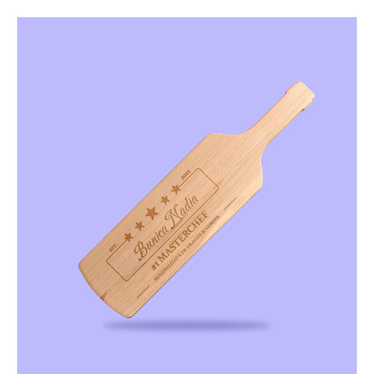 Tocătoare în formă de sticlă personalizate