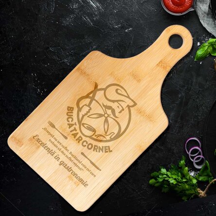 Tocător din bambus personalizat - Excelență în gastronomie