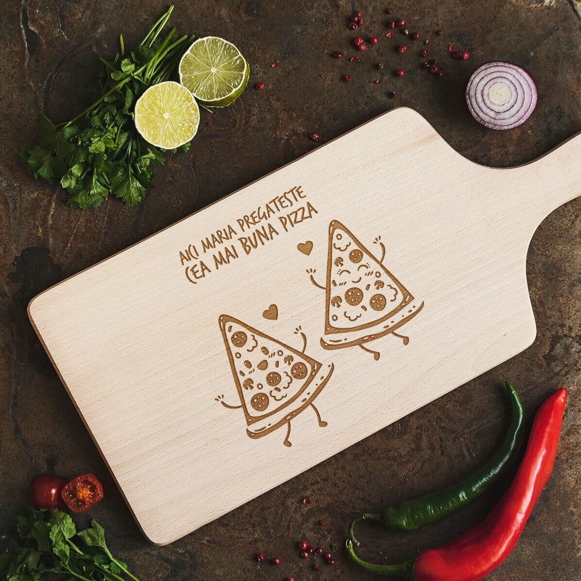 Tocător personalizat - Cea mai bună pizza