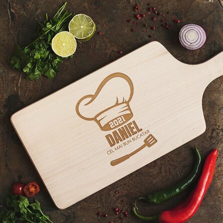 Tocător personalizat - Cel mai tare bucătar