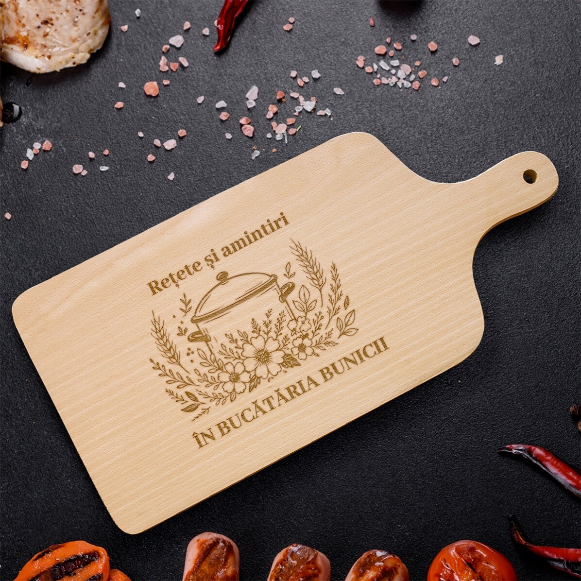 Персонализиран чопър с текст - Рецепти и спомени