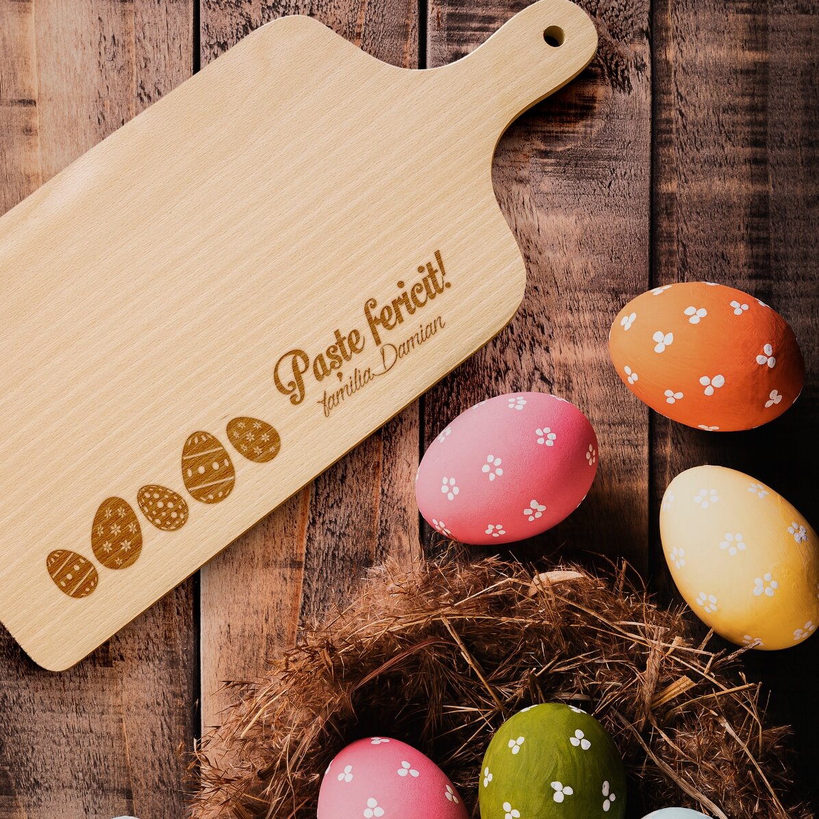 Tocător personalizat - Easter egg