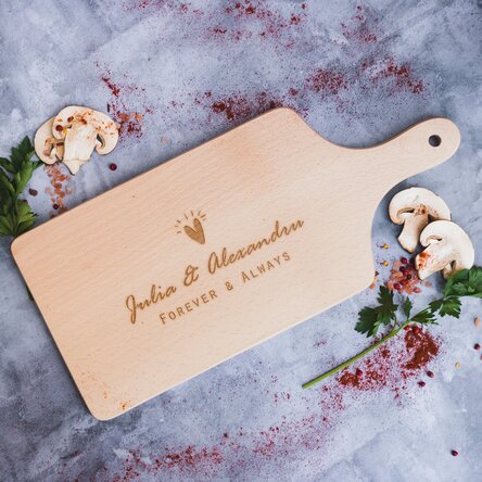 Tocător personalizat - Forever & Always