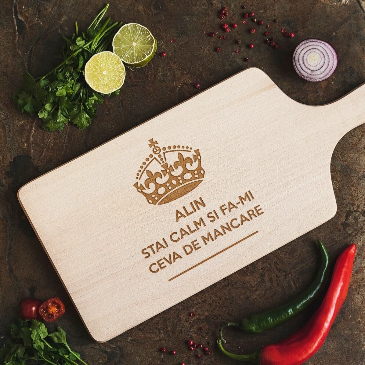 Tocător personalizat - Keep Calm