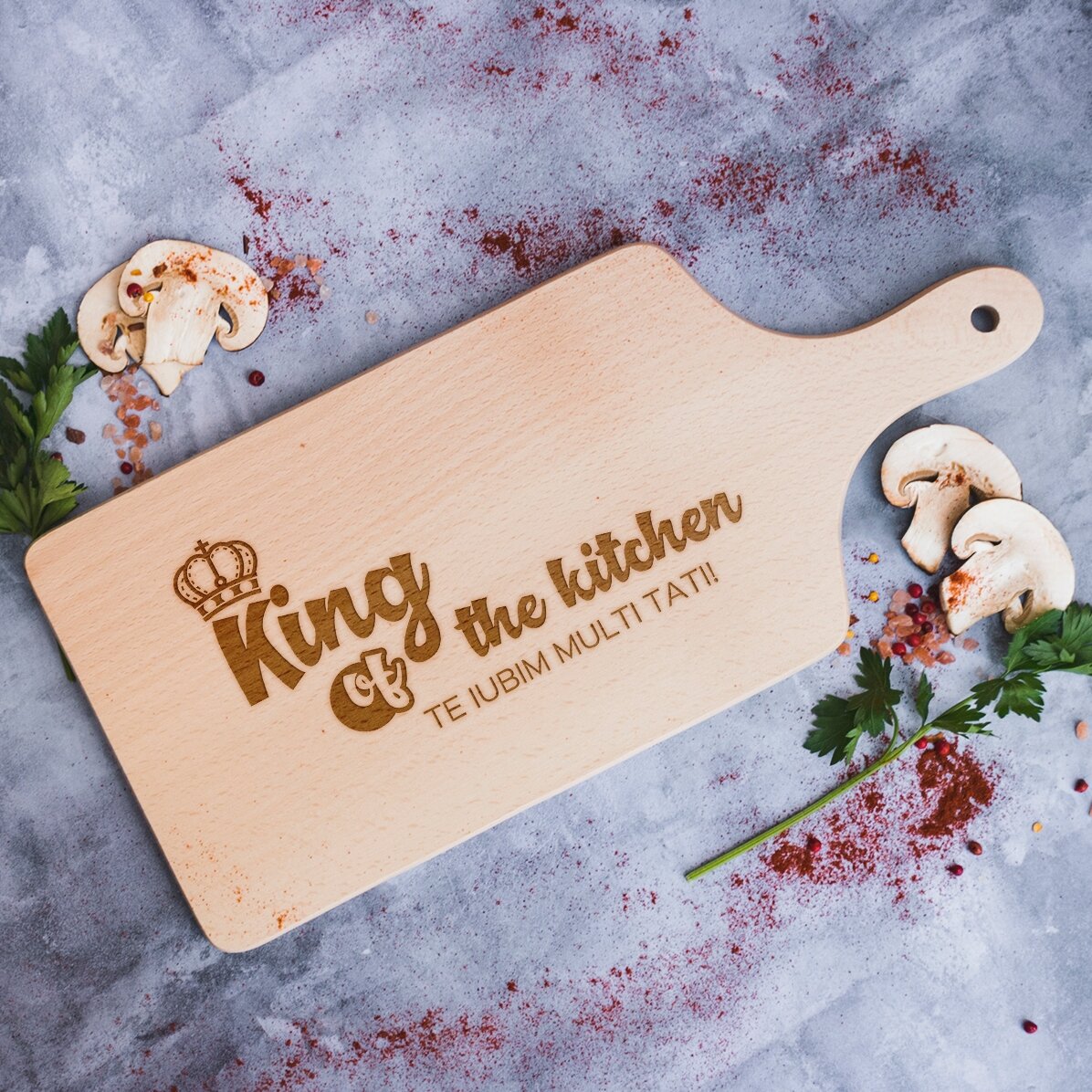 Tocător personalizat - King Of The Kitchen