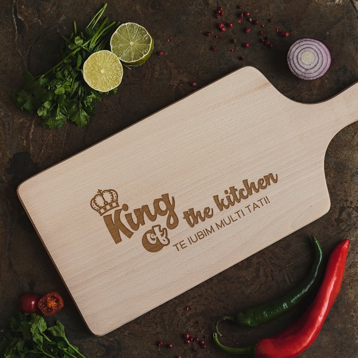 Tocător personalizat - King Of The Kitchen