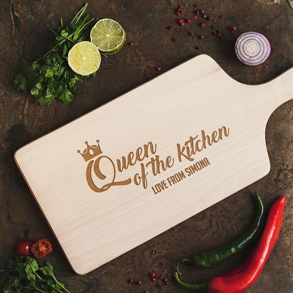 Tocător personalizat - Queen Of The Kitchen