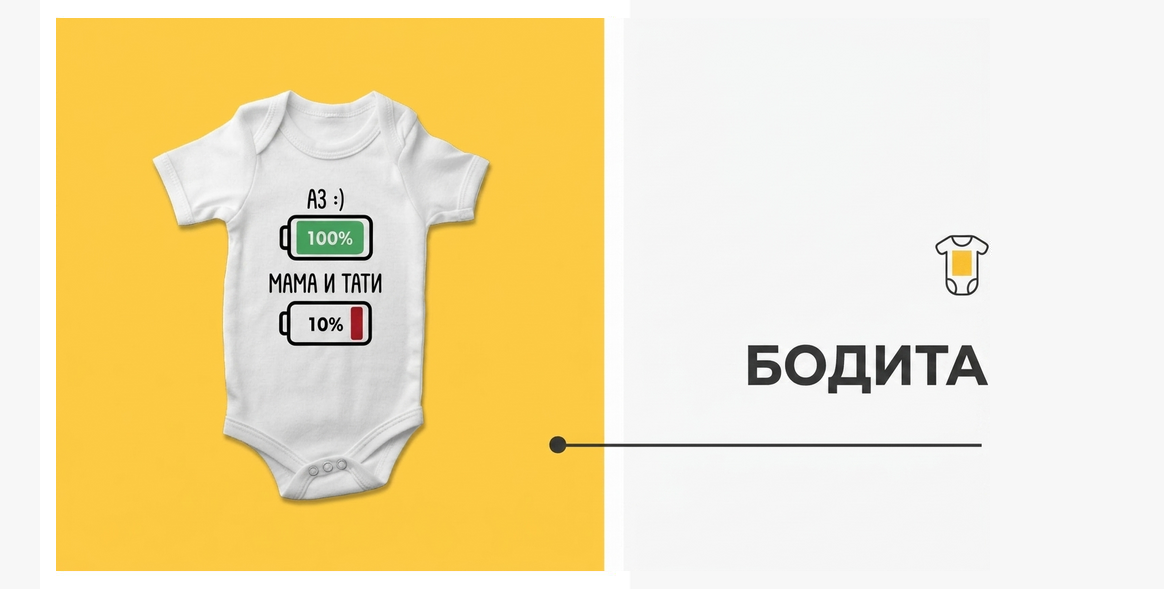 Персонализирани бодита за деца