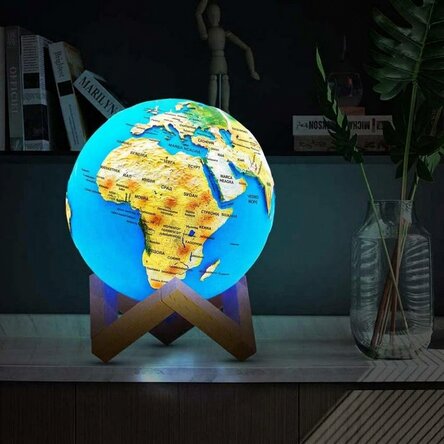 3D глобус лампа