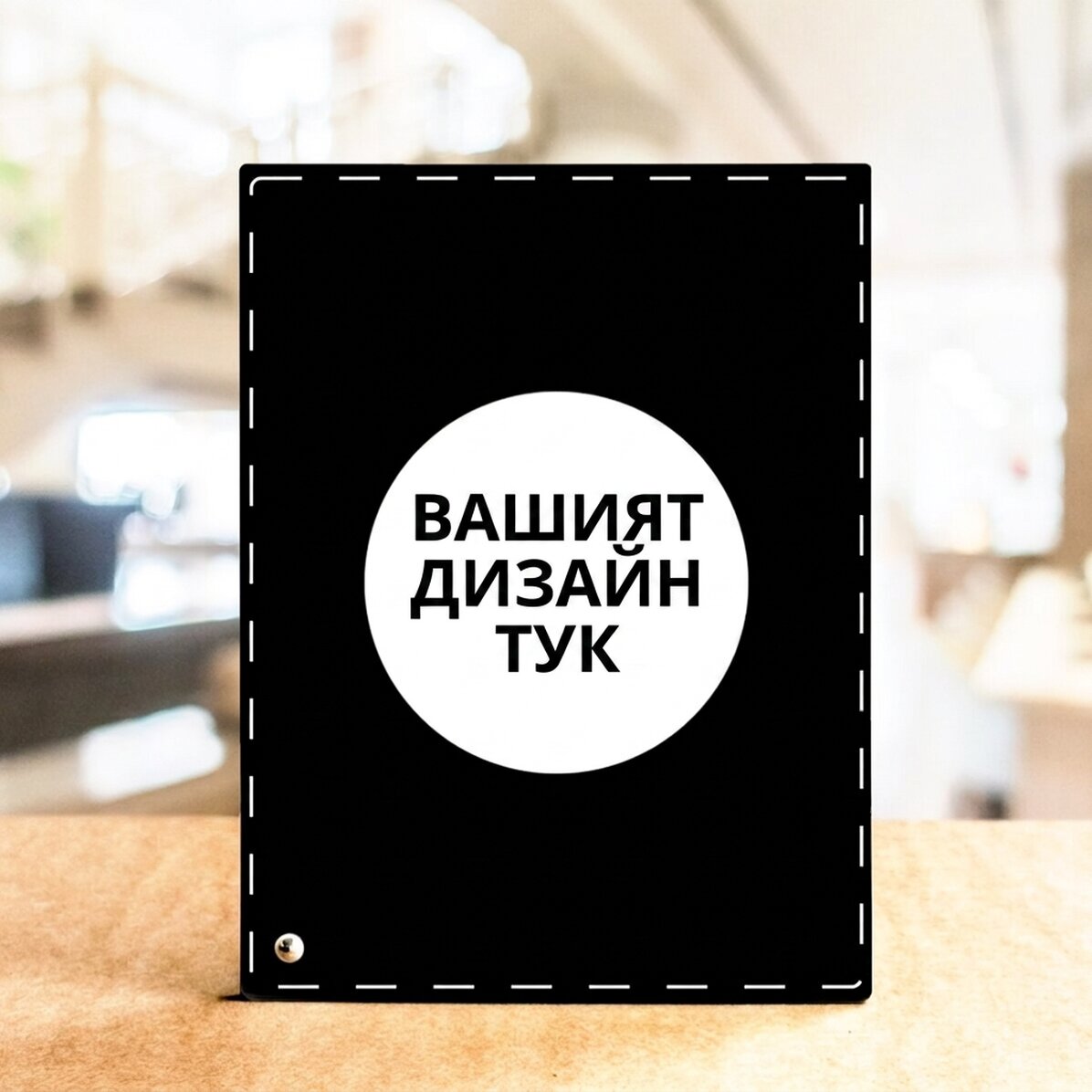 Персонализирана рамка за снимки за бюро с ваша собствена графика