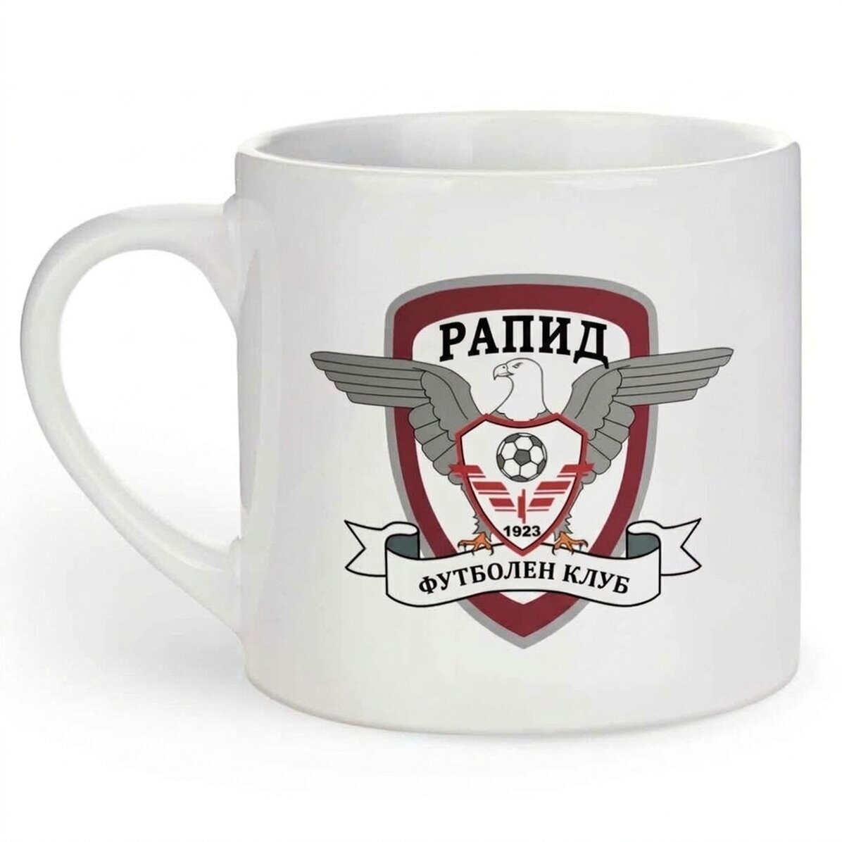 Чаша за еспресо FC Rapid, персонализирана с фотография
