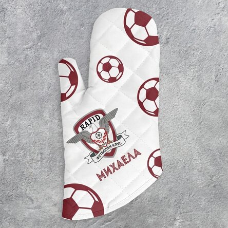 Ръкавица за фурна FC Rapid с персонализирано име