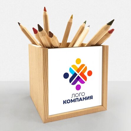 Персонализиран държач за моливи с лого
