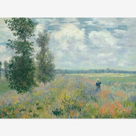Плакат с пейзаж - Клод Моне, Маково поле близо до Аржантей, 1875 г.