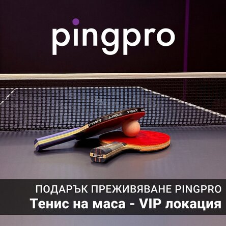 Ексклузивен VIP подарък - Тенис на маса - PINGPRO