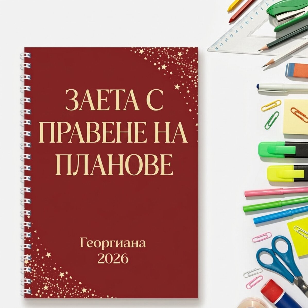Персонализиран бележник с послание