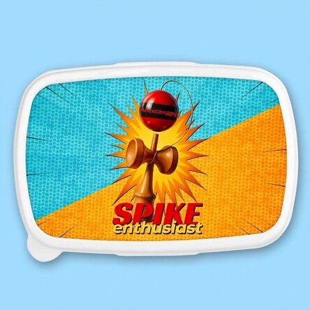 Кутия за обяд, персонализирана с текст - Spike Enthusiast