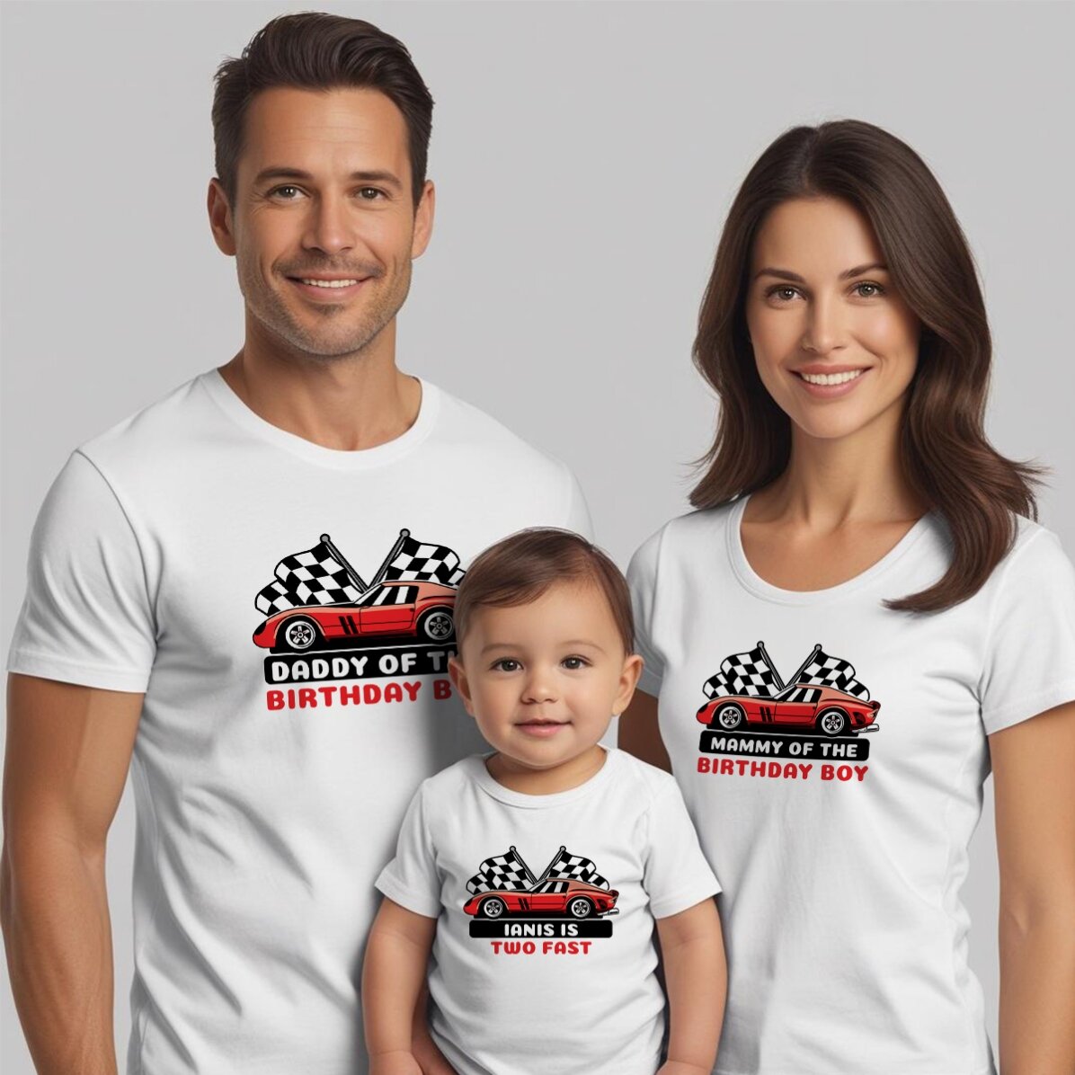 Tricou din bumbac pentru copii/adulți personalizat - Aniversare