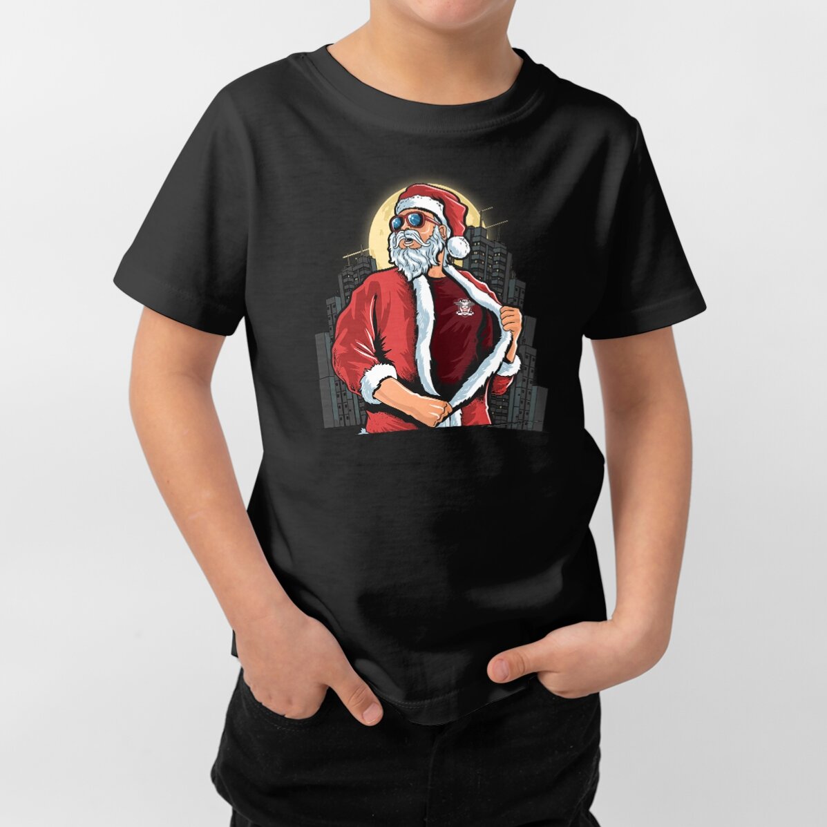 Tricou din bumbac pentru copii FC Rapid personalizat - Moșul Rapidist