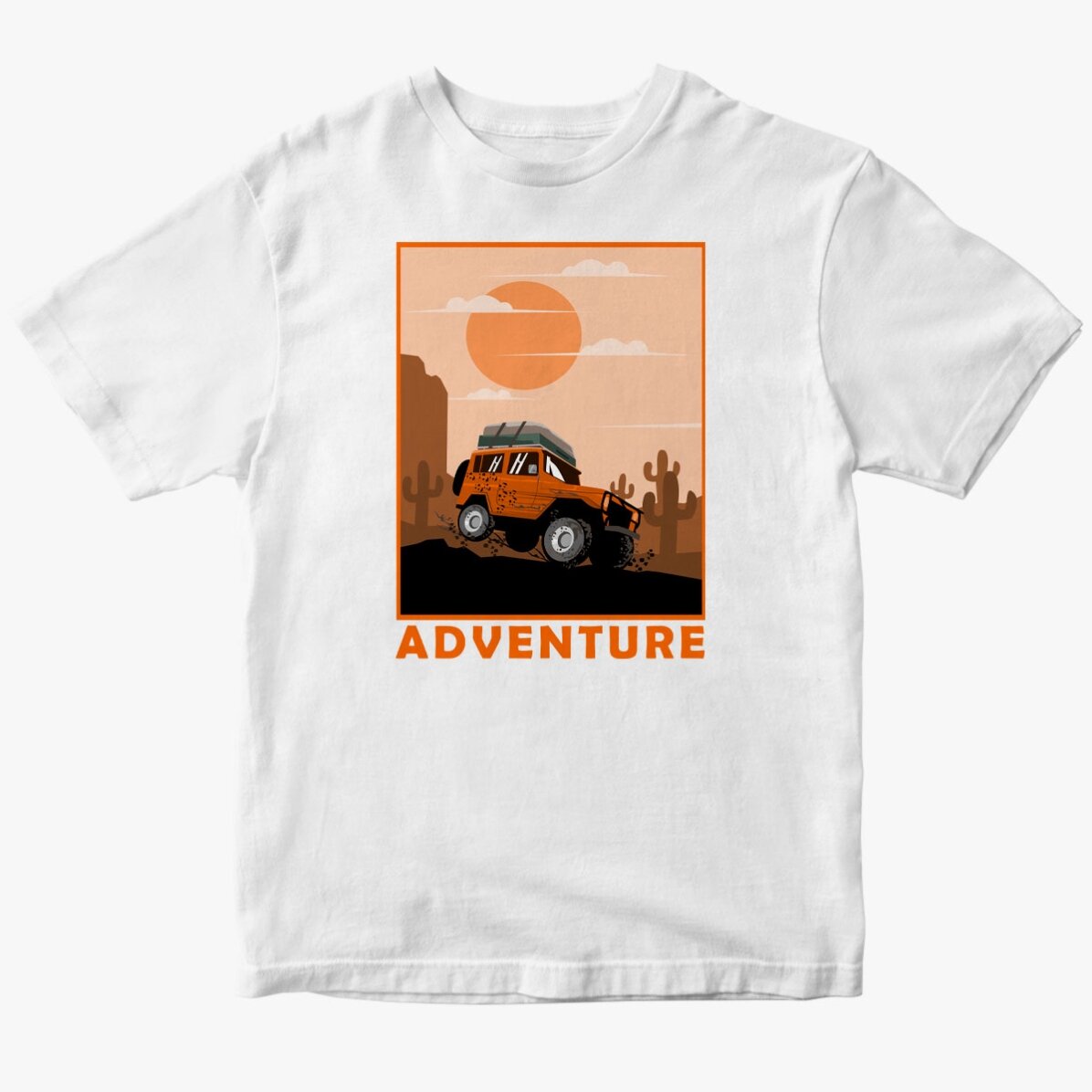 Tricou din bumbac pentru copii personalizat - Adventure 