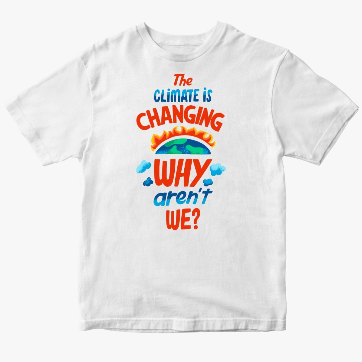 Tricou din bumbac pentru copii personalizat - Climate change