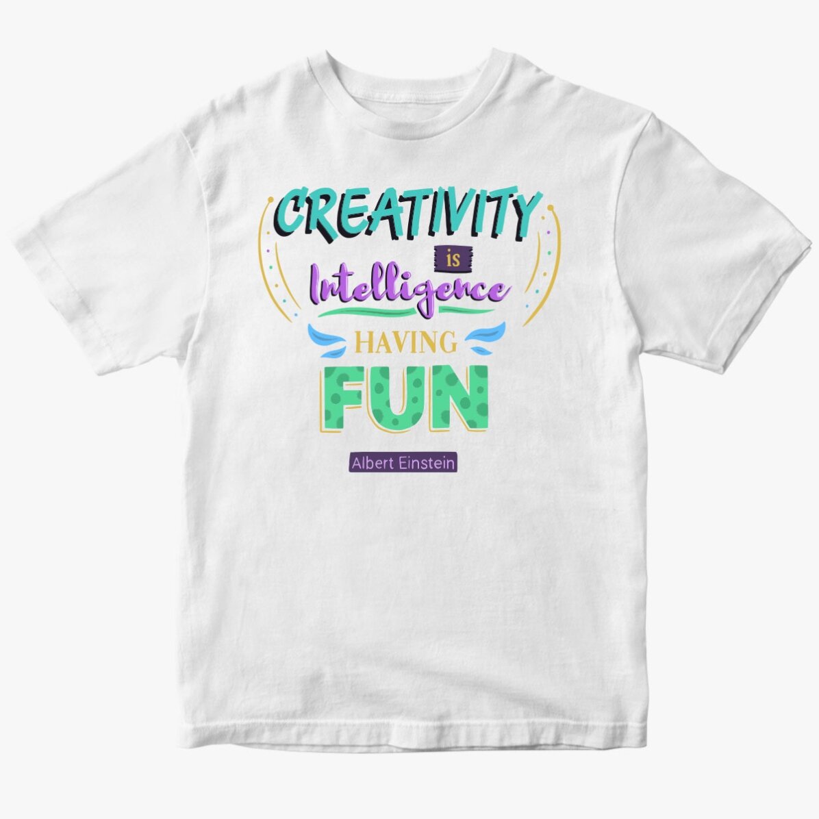 Tricou din bumbac pentru copii personalizat - Creativity