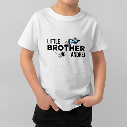 Tricou din bumbac pentru copii personalizat cu text - Brother