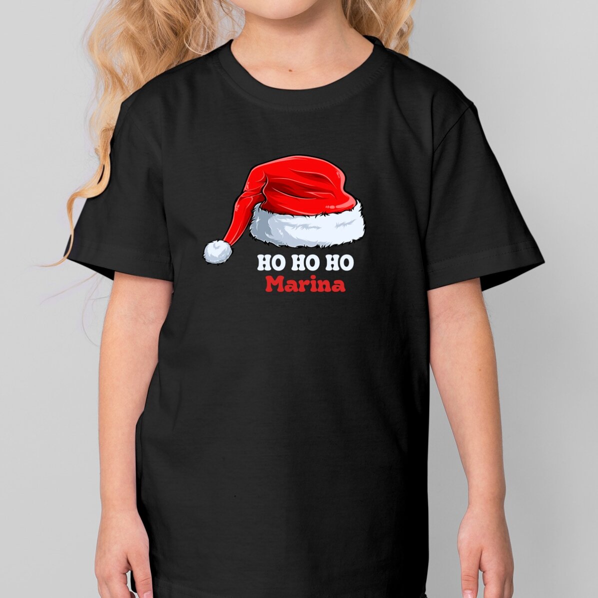 Tricou din bumbac pentru copii personalizat cu text - Crăciun