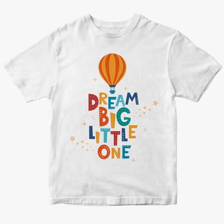 Tricou din bumbac pentru copii personalizat - Dream big