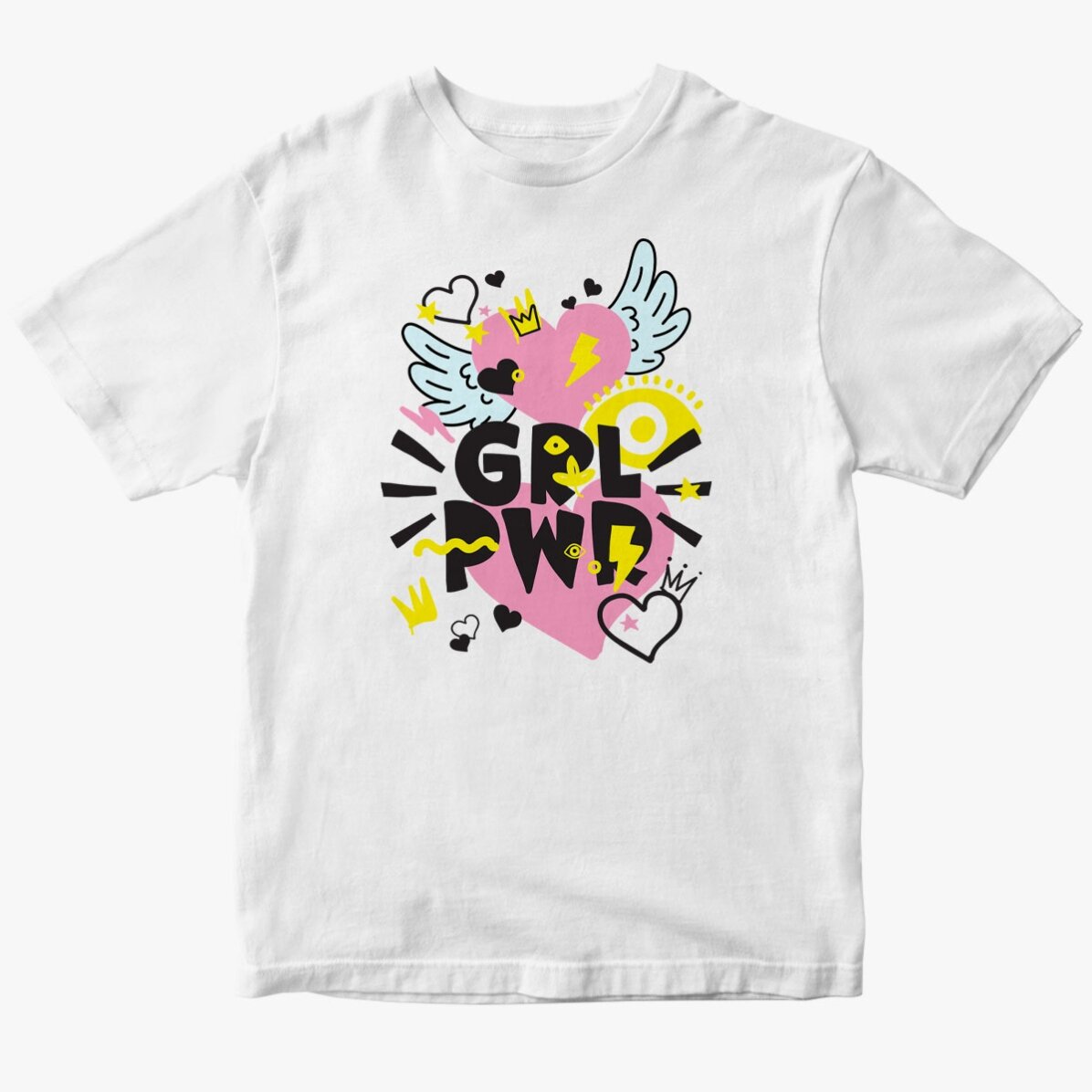 Tricou din bumbac pentru copii personalizat - Girl Power