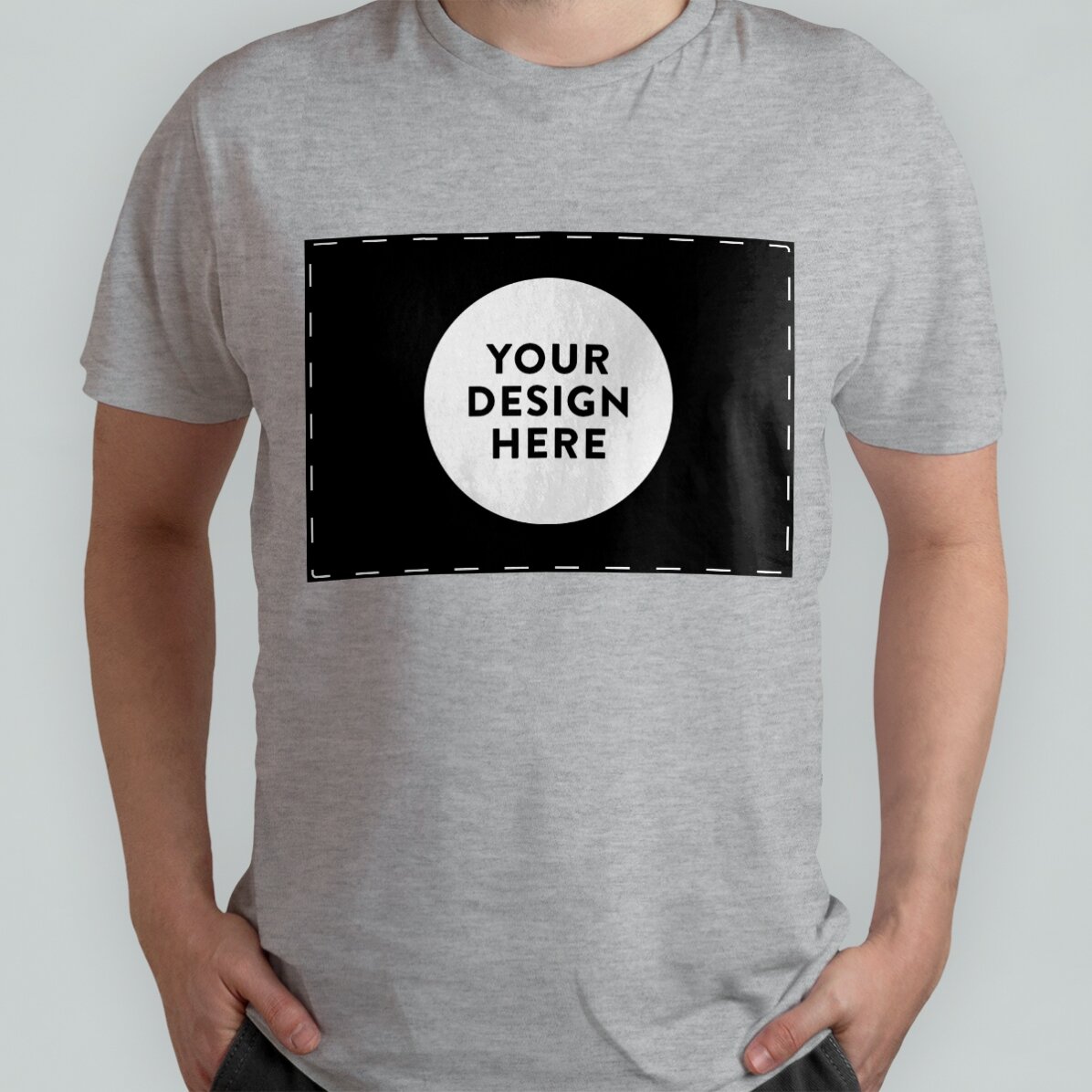 Tricou din bumbac personalizat cu grafica ta landscape