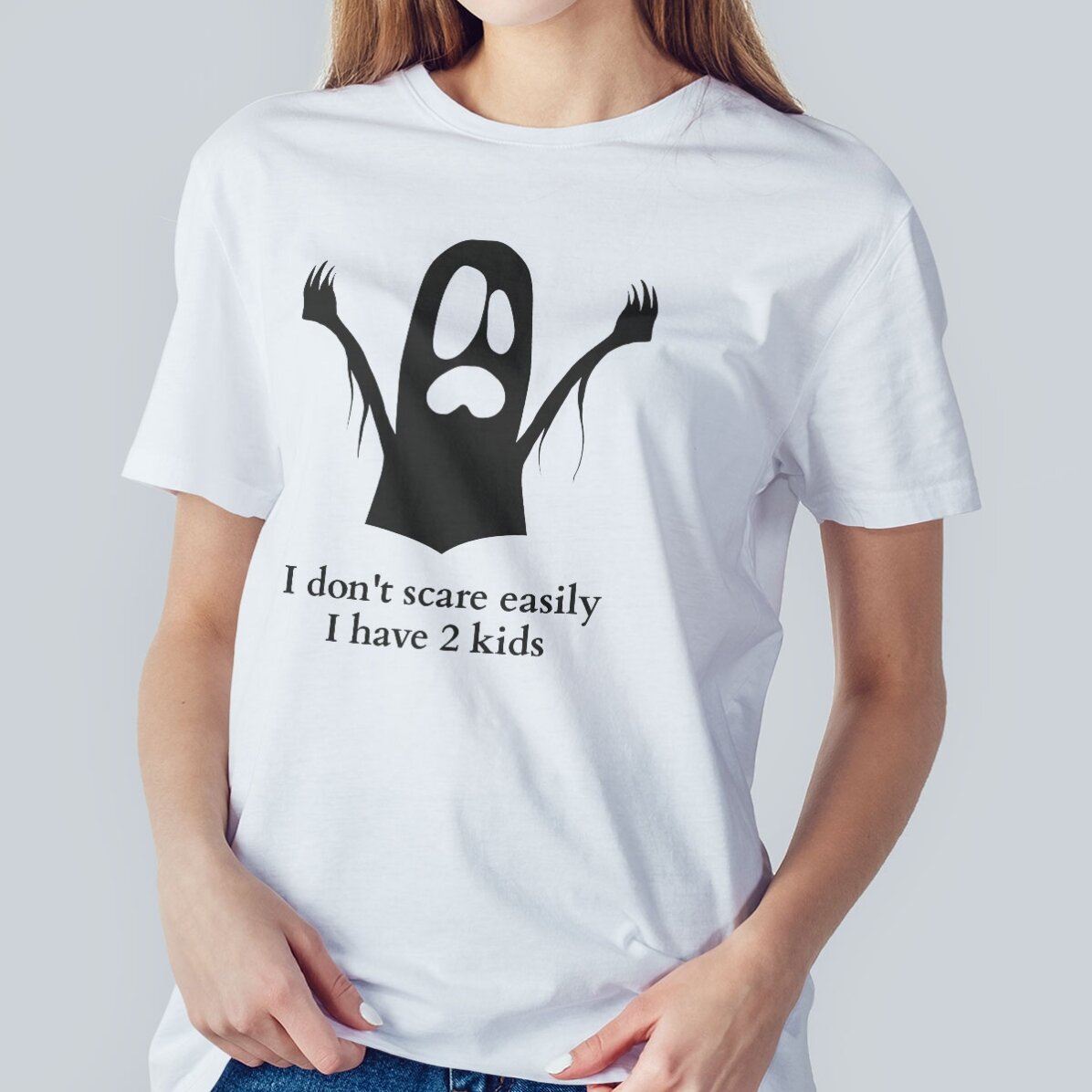 Tricou din bumbac personalizat cu mesaj - Ghost