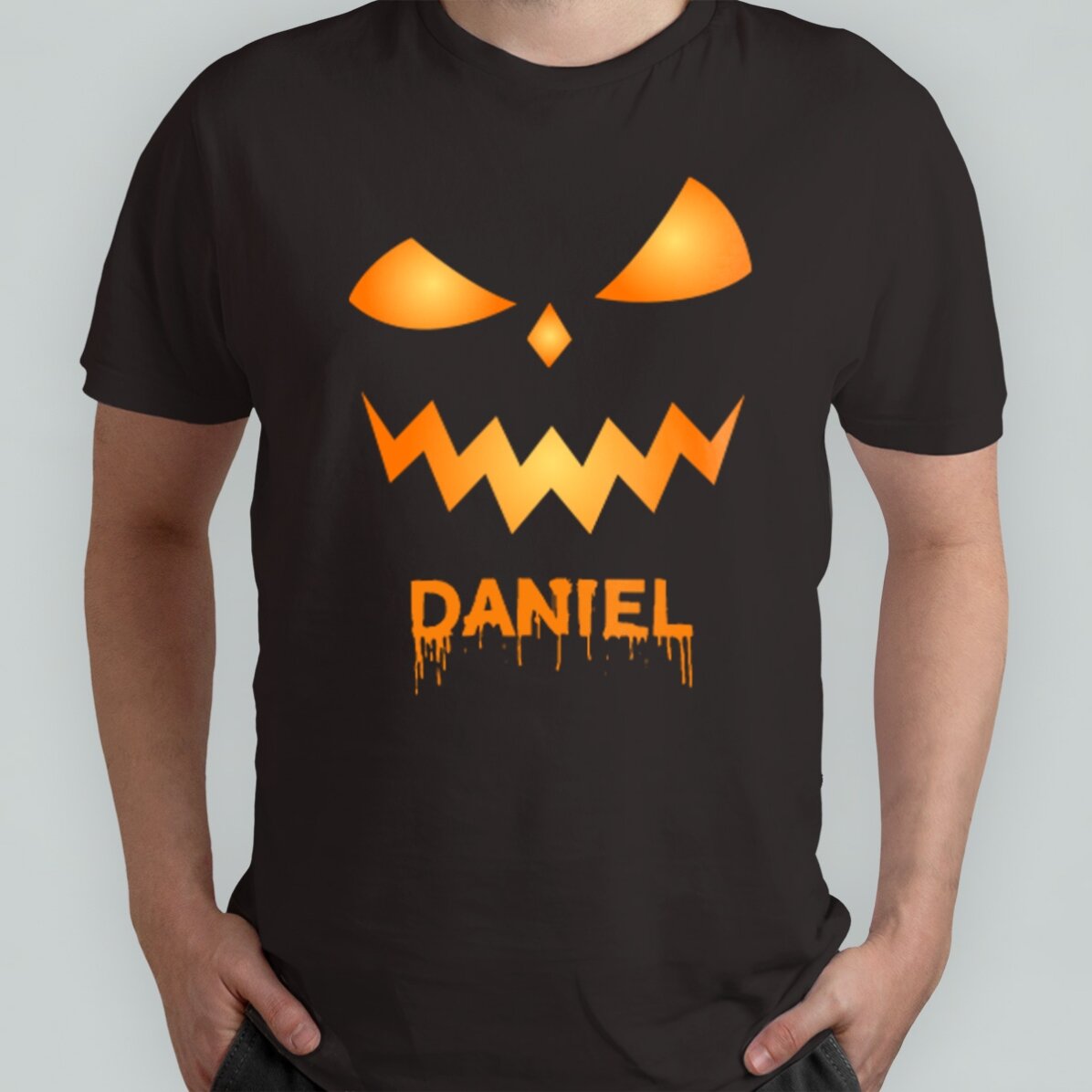 Tricou din bumbac personalizat cu nume - Scary