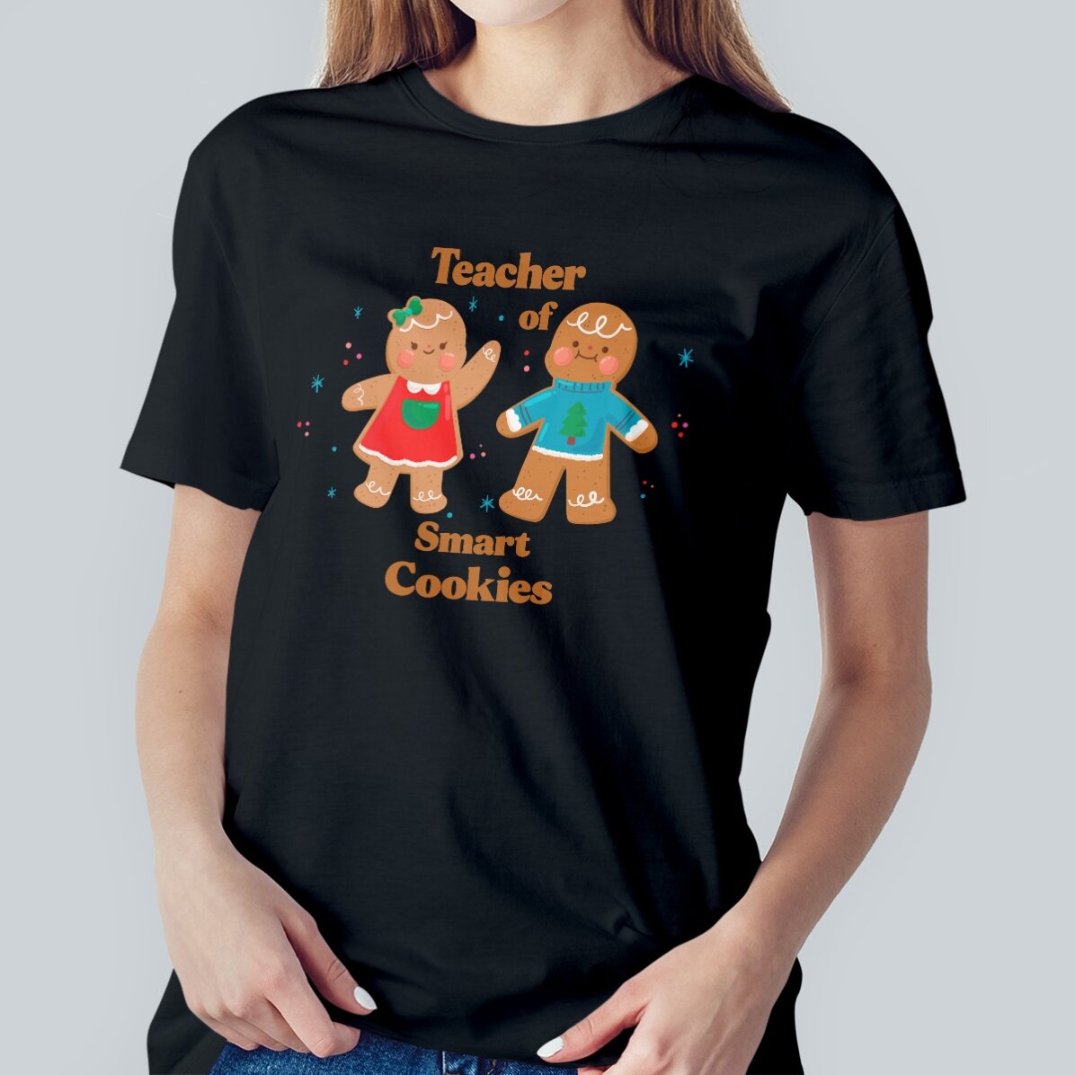 Tricou din bumbac personalizat cu nume - Smart cookies
