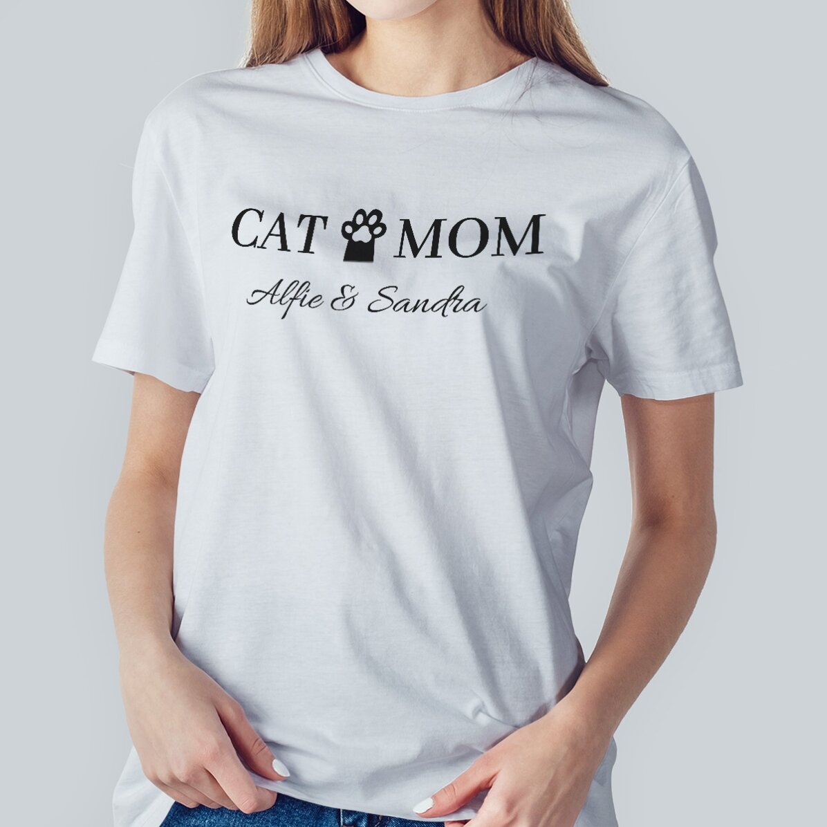 Tricou din bumbac personalizat cu text - Animăluțe de companie