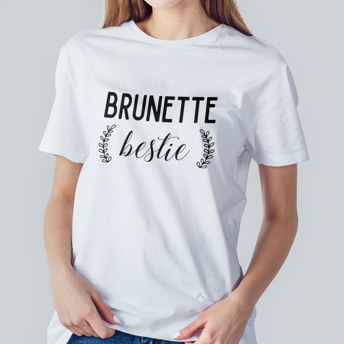 Tricou din bumbac personalizat cu text - Besties