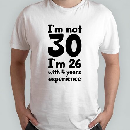 Tricou din bumbac personalizat cu text - Birthday