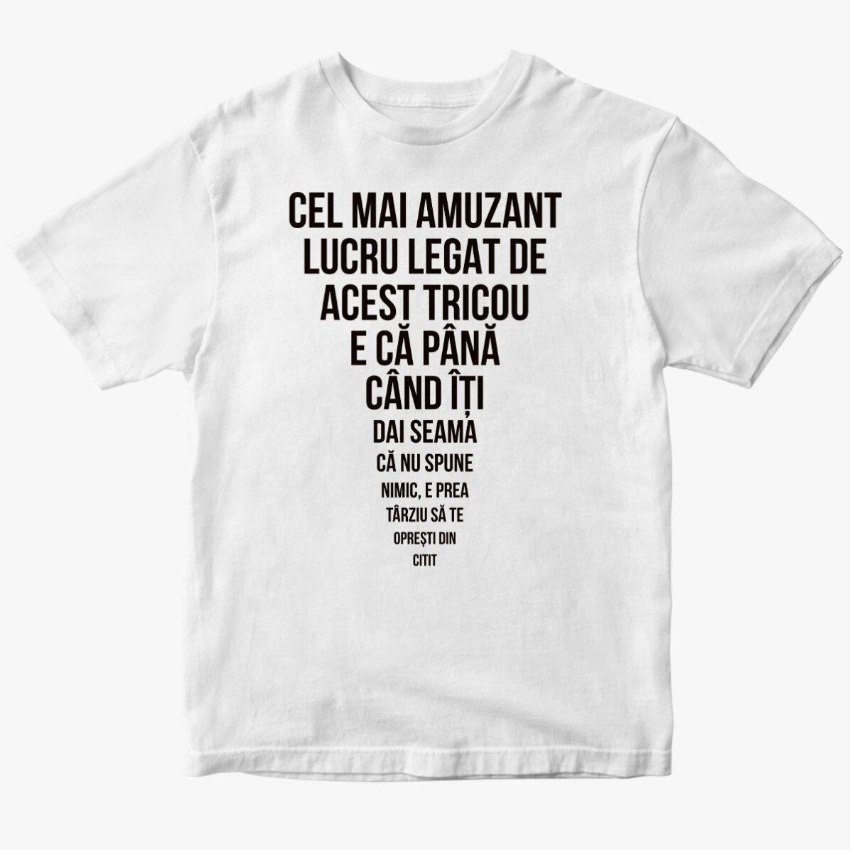 Tricou din bumbac personalizat cu text - Cel mai amuzant tricou