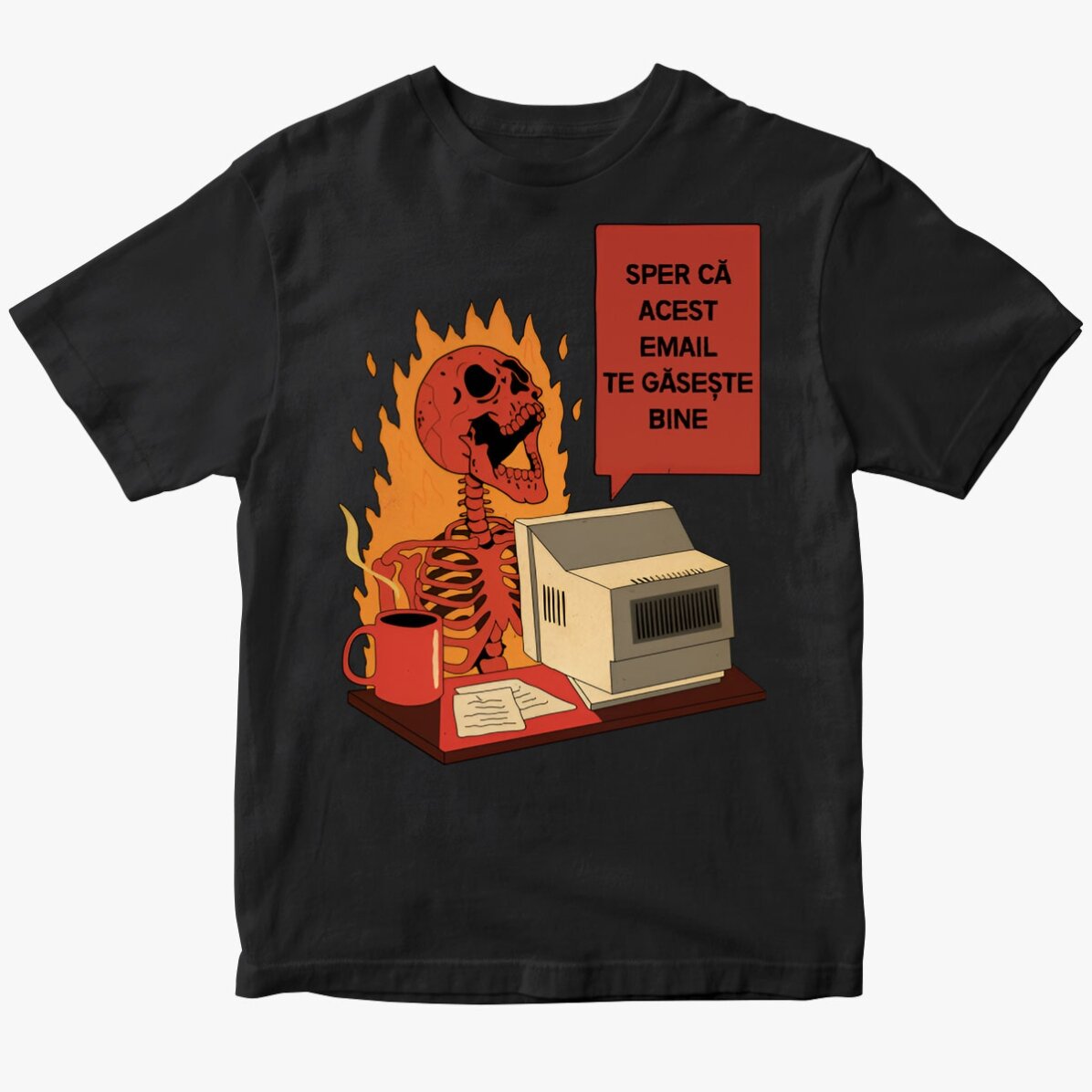 Tricou din bumbac personalizat cu text - Corporatist