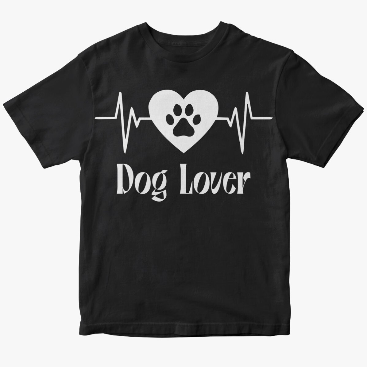 Tricou din bumbac personalizat cu text - Dog Lover