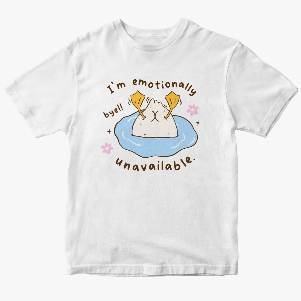 Tricou din bumbac personalizat - Emotionally unavailable