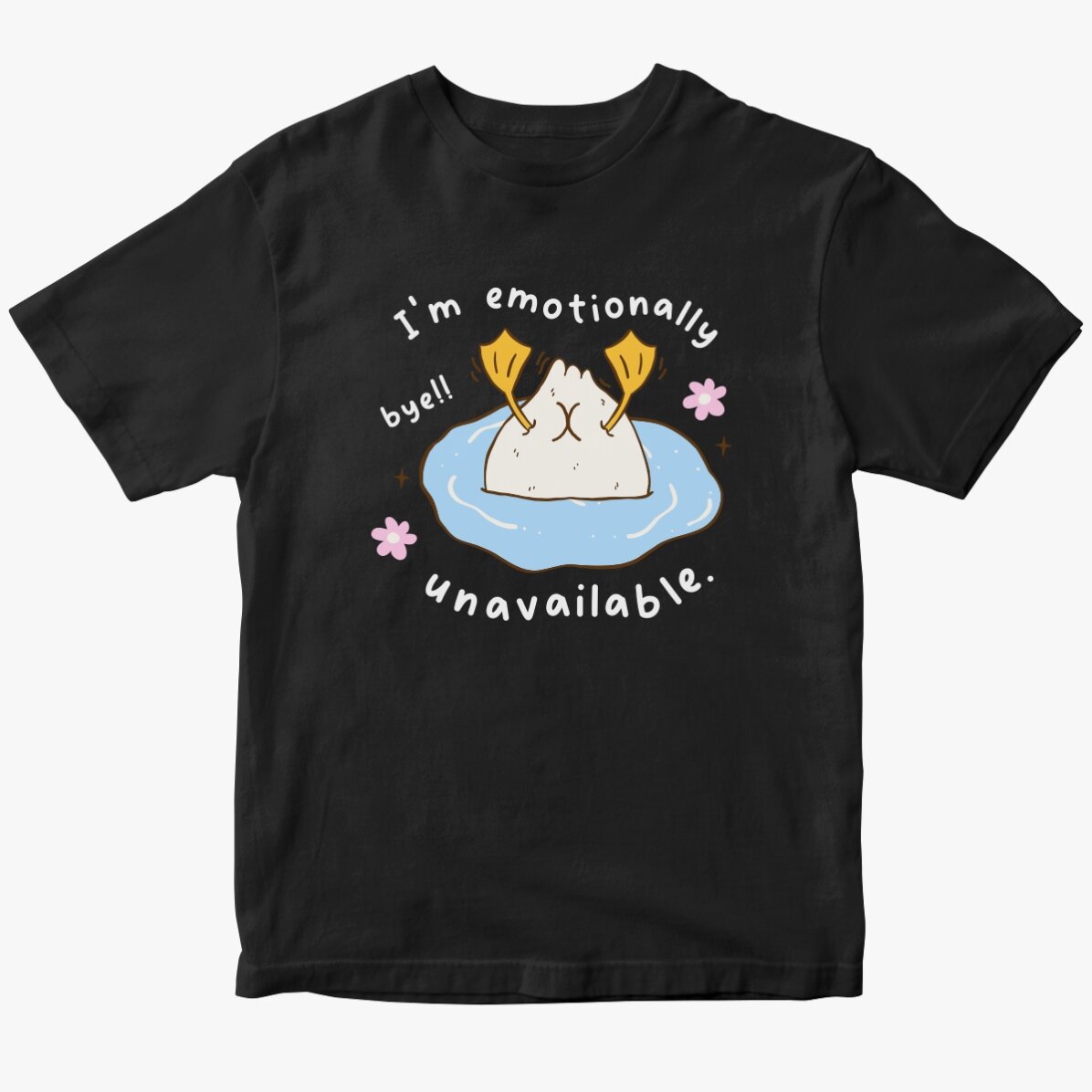 Tricou din bumbac personalizat - Emotionally unavailable
