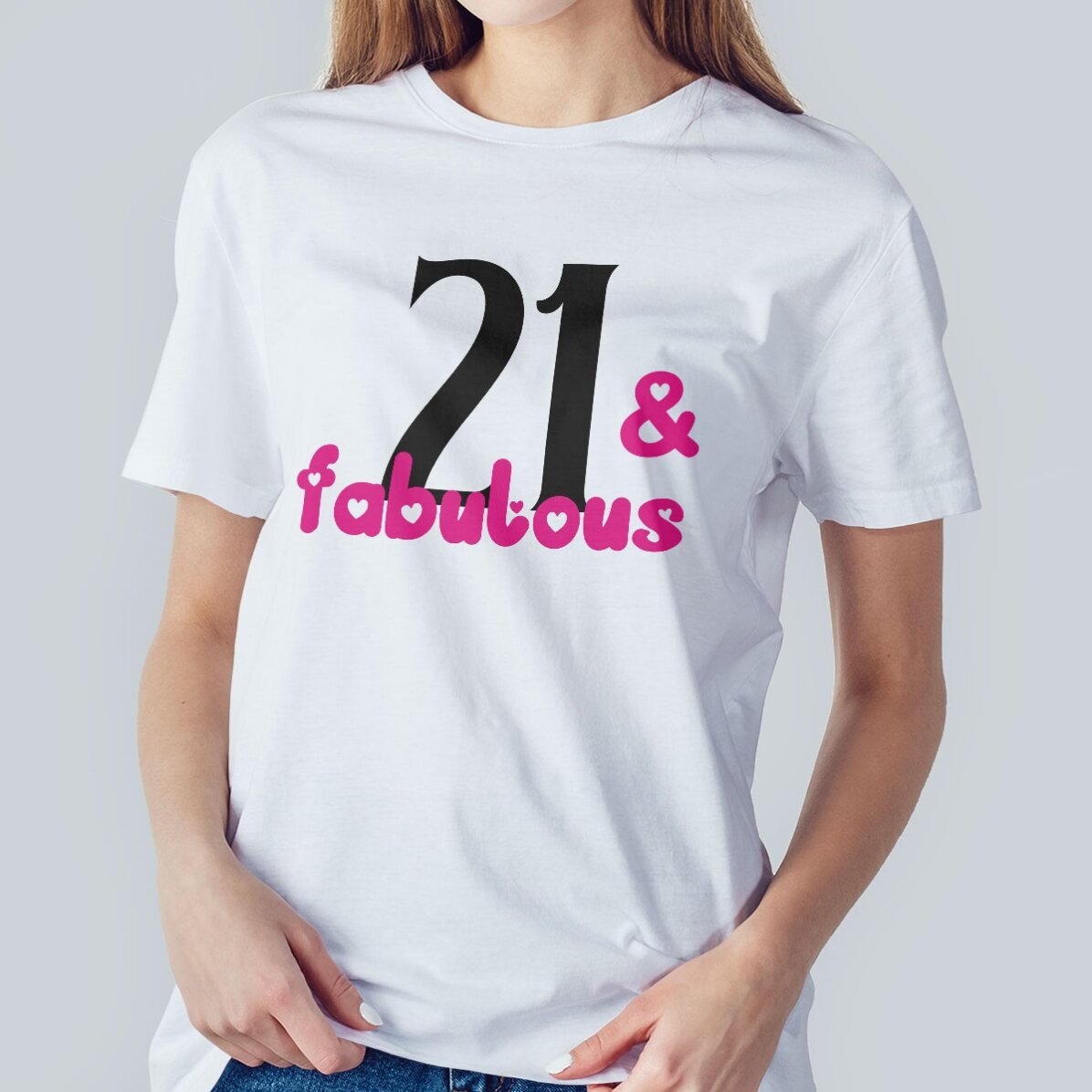 Tricou din bumbac personalizat cu text - Fabulous