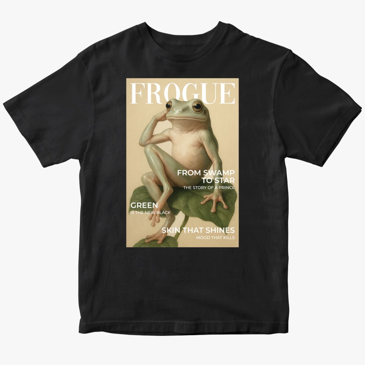 Tricou din bumbac personalizat cu text - Frogue