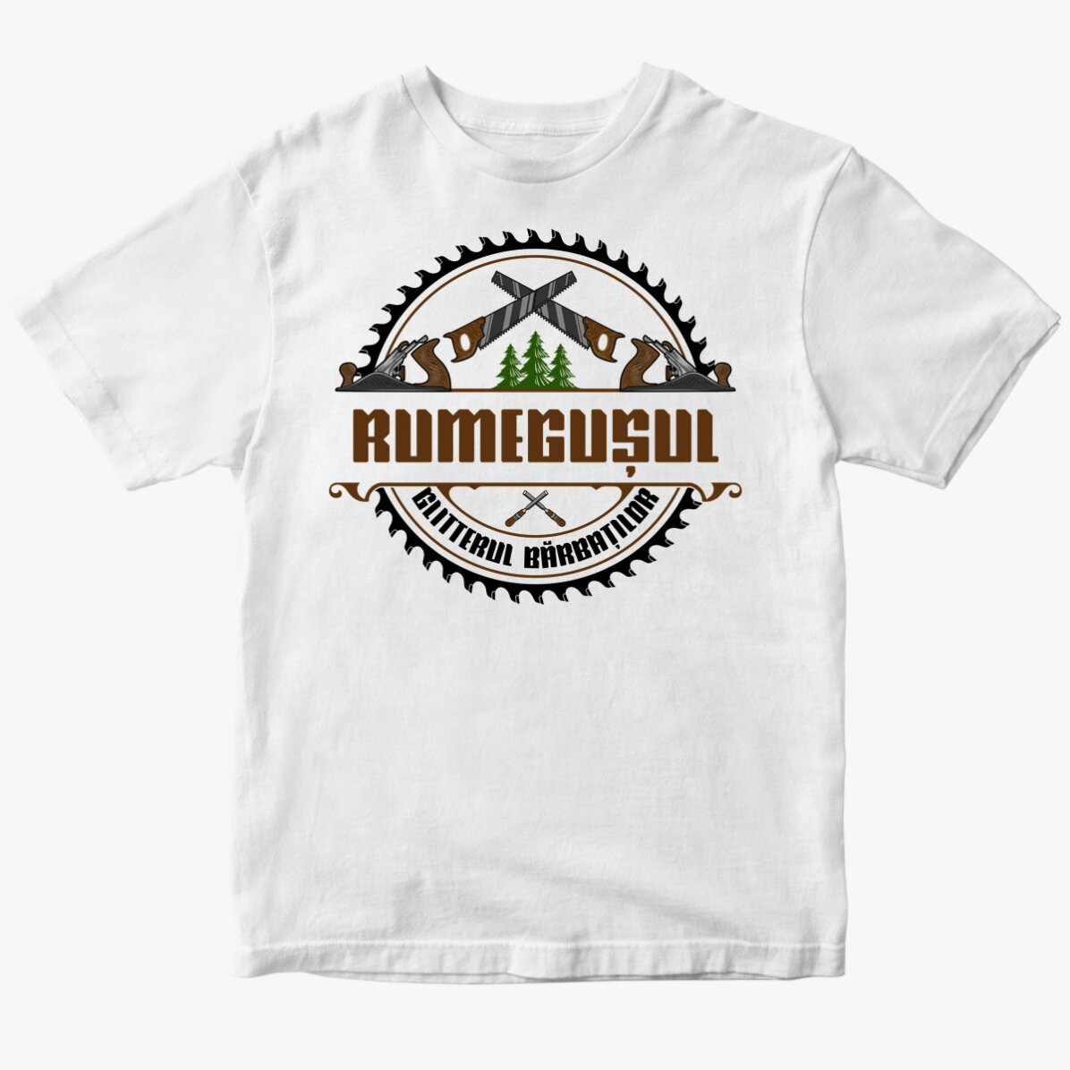 Tricou din bumbac personalizat cu text - Glitterul bărbaților